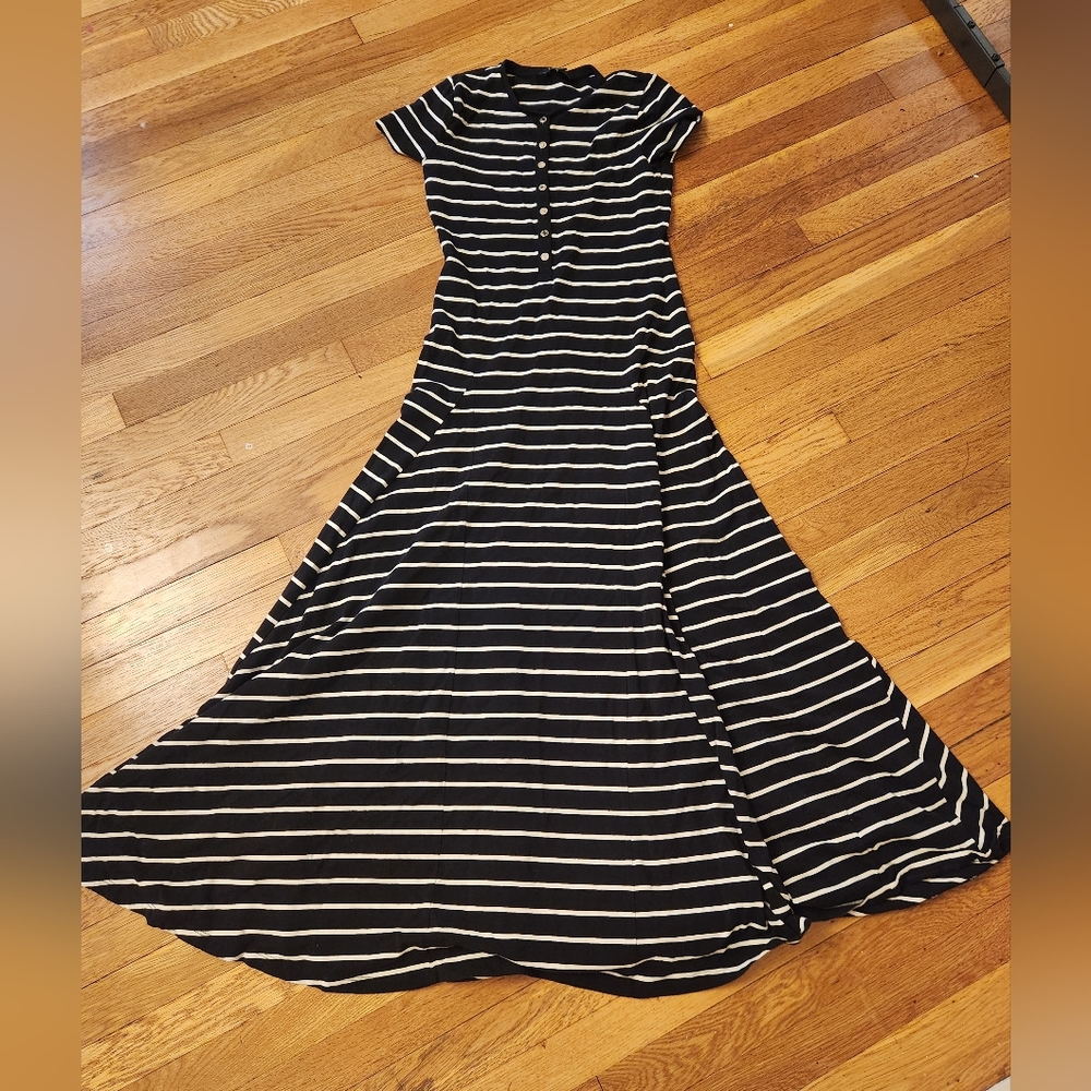 Long Ralph Lauren Striped Dress